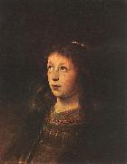 LIEVENS, Jan Portrait of a Girl dh oil on canvas